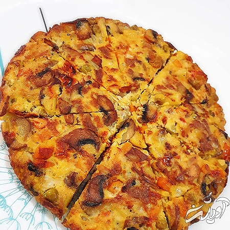 غذا بدون گوشت با سیب زمینی،انواع غذا با سیب زمینی،انواع غذا با گوشت چرخ کرده و پنیر پیتزا